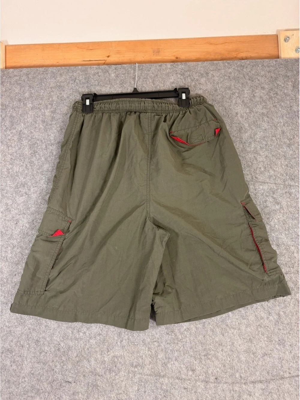 Vintage Baggy Athletic Works olive athletic shorts size medium